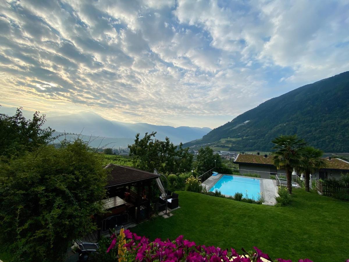 Pension Alpenblick Lagundo Bagian luar foto